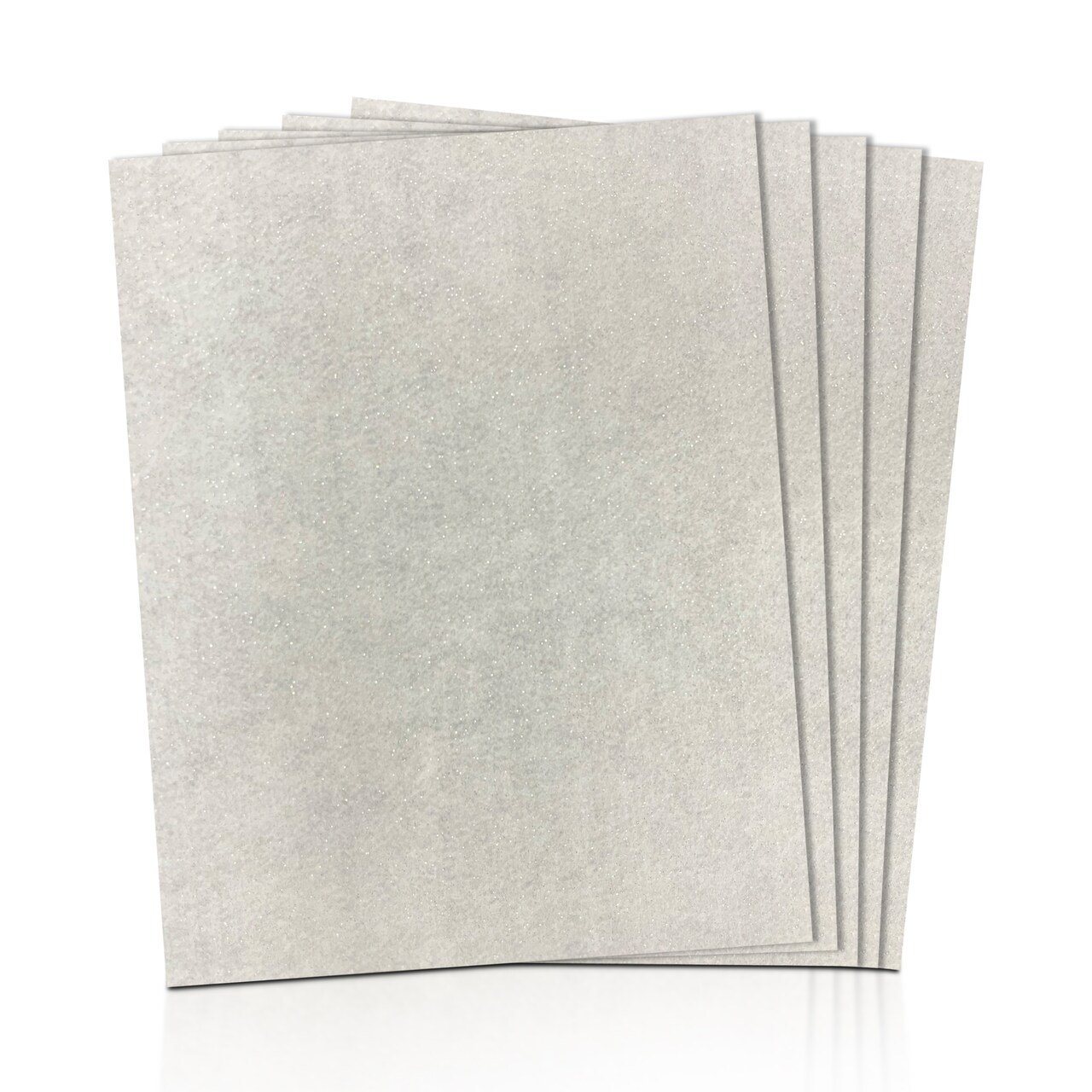 FabricLA | 9x12 inches Glitter Acrylic Felt Fabric Sheets | 1.6mm Thick